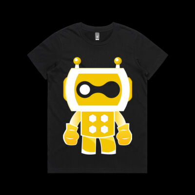 Binary Thinkbot (Organic Ladies Tee) Thumbnail
