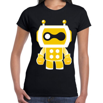 Binary Thinkbot (Premium Ladies Tee) Thumbnail