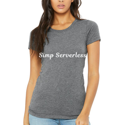 Simp Serverless (Triblend Ladies Tee) Thumbnail