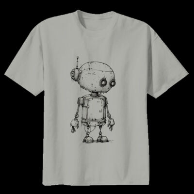 Lonely Robot Black (Kids) Thumbnail